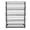 Black, variant on 5 Tiers Shelving Unit, Retail Display Rack with Wheels, Market Retail Display Rack, for Fruit Vegetable Snack Basket (White)