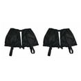 thumbnail image 1 of Eigraketly Paquete de 2 mallas impermeables para la nieve para caminar al aire libre, de tela Oxford, polainas de invierno, transpirables, para Negro 2Conjunto, 1 of 6