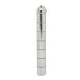 thumbnail image 1 of Metal Small Medicine Box, Portable Safe Emergency Keychain Pill Holder Weekly  For Fishing Silver, 1 of 8