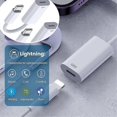 thumbnail image 4 of USB C Male to for Interfac Female Cable Converter Support Charging+Headphone+Call+Data Transmission, 4 of 5