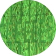 thumbnail image 1 of Ahgly Company Indoor Round Abstract Green Modern Area Rugs, 8' Round, 1 of 4