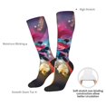 thumbnail image 4 of Goofa Trolls Band Together Pattern Adult Stockings, Color-Block Knee High Socks, Comfortable and Breathable, Soft and Stretchable, Sports, and Decoration, 4 of 6
