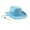 Sky Blue, variant on Generic Felt Cowboy Hat Plain Cowboy Hats for Women Cowgirl Hat Adjustable Drawstring Bachelorette Party Hat