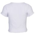 thumbnail image 3 of Women's White UConn Huskies Baby Top T-Shirt, 3 of 3