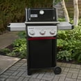 thumbnail image 3 of Weber Spirit Gas Grill, E-325 3 Burner Propane Gas Grill with Wheels, Black, 3 of 10