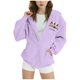 thumbnail image 2 of Sudadera deportiva informal con estampado degradado para niños y niñas, cuello redondo, manga larga, poliéster, 2 of 6