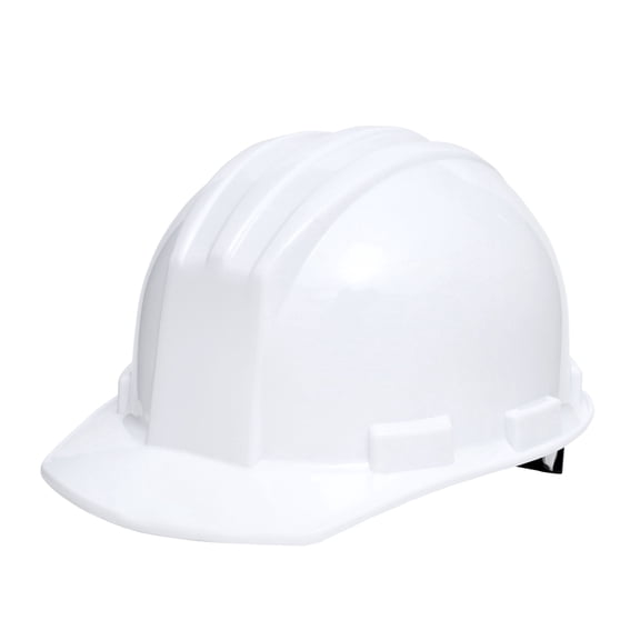 Safe Handler Impact Pro Safety Hard Hat, 4 Point Ratchet Suspension, White (Pack of 1)