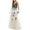 White/Black, variant on TLC Say Yes To The Prom Womens Juniors Tulle Embroidered Evening Dress