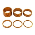thumbnail image 2 of Espaciador de auriculares para bicicleta de montaña, herramientas para bicicleta, anillos para auriculares para vástago de bicicleta de 28,6mm, 6 uds. Oro, 2 of 8