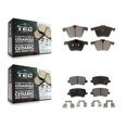 thumbnail image 1 of TEC Front Rear Ceramic Brake Pads Kit for Car Volvo XC70 S60 V60 S80 Cross Country V70 KTC-100131, 1 of 10