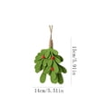 thumbnail image 3 of YuanGuangQ Christmas Artificial Leaf Hanging Decoration, Non Woven Fabric Festive Ornament for Holiday Decor, Hanging Decor for Wall Door Tree Window Home Indoor Holiday Party, 3 of 6