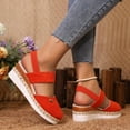 thumbnail image 6 of Closed Toe Sandals for Women Comfortable Anti Slip Summer Shoes simple style Sandals, 6 of 17