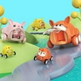 thumbnail image 4 of Esaierr Toddler Kids Mini Catapult Car Toys,Baby Boys Cartoon Animal Car Toys,3-6 Years Old Educational Toys,Inertia Boomerang Car,Parent-Child Interactive Toys, 4 of 5