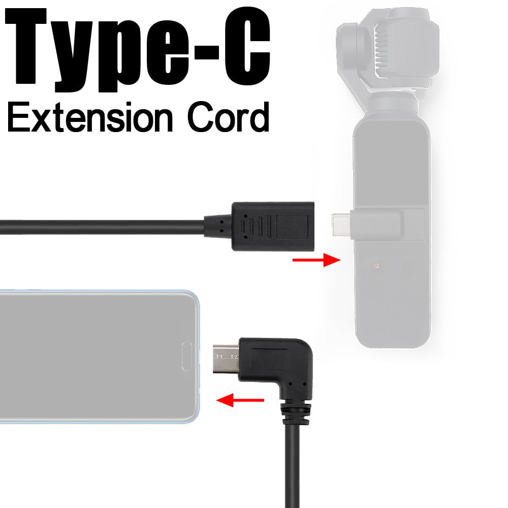 profectlen-US Type-C USB-C 3.1 Extension Cord Data Sync Extend Adapter Cable for OSMO Pocket 