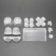 thumbnail image 1 of Ensemble Complet de Pièces de Rechange Boutons Capuchons de Prise D-Pad L1 L2 R1 R2 pour Manette de Jeu PS4 DS4 Ancienne Version Transparent, 1 of 6