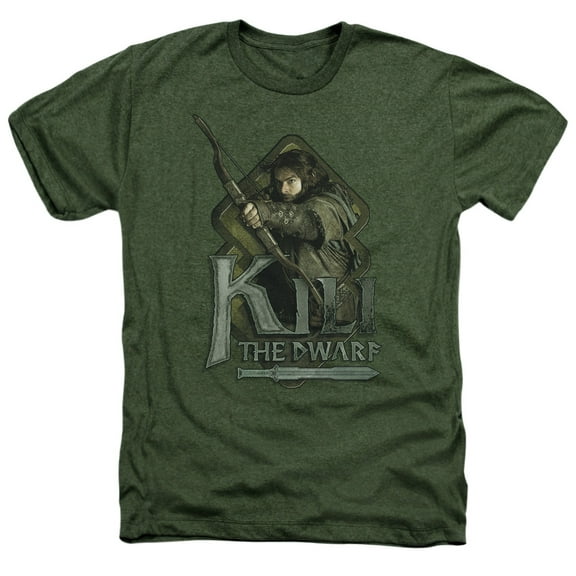 The Hobbit - Kili - Heather Short Sleeve Shirt - Large