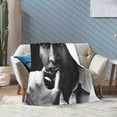 thumbnail image 5 of Blanket Nicolas Cage Soft and Comfortable Warm Fleece Throw Blankets Yoga Blankets Beach Blanket Picnic Blankets Gift for Dorm room office decor Sofa Bed Camping Travel All Season, 5 of 6