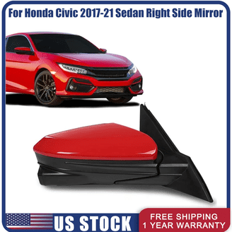11 Wires Passenger Side View Mirror Assembly for Honda Civic 2016-2021 11 Wires Passenger Side View Mirror Assembly for Honda Civic 2016-2021