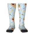 thumbnail image 2 of Lsque Cute Gnome Bee Collects Honey Printed Crew Socks Men's Women's LightWeight Thin Casual Calf Socks ,Knee High Socks,Cotton Socks, 2 of 9