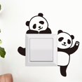 thumbnail image 1 of Juego de 1 adhesivo de vinilo para interruptores con diseño de panda, 1 of 5