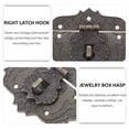 thumbnail image 2 of MasteelfCA 4pcs Hasp Latch Antique Jewelry Box Decorative Hasp Latch Buckle Size S, 2 of 9