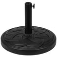thumbnail image 3 of Northlight Celtic Triquetra Round Base Stand for Patio Umbrellas - 20" - Black, 3 of 6