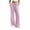 #7Pink, variant on MYAOYI Womens High Waisted Ribbed Wide Leg Pants - Drawstring Loose Lounge Wear