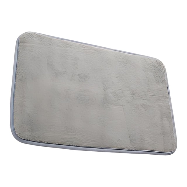 Kearding Alfombras de baño de fácil limpieza con absorción rápida y fuerte lavable a máquina absorbente TPR fondo gris 40*60cm Type3 NO3