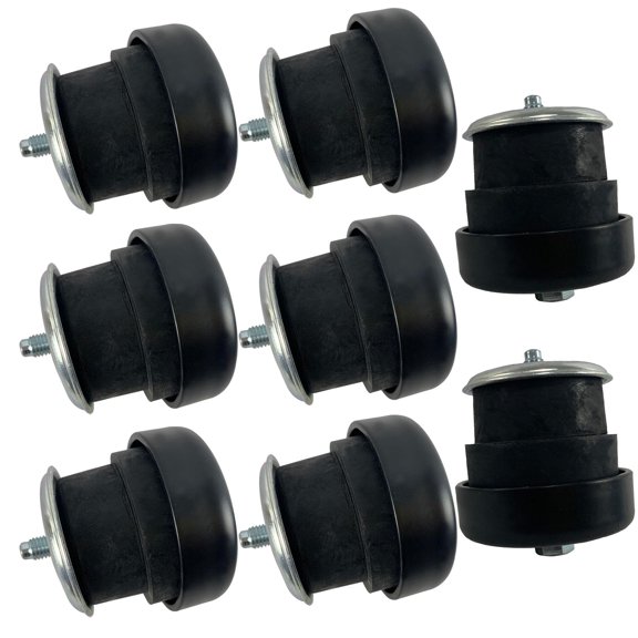 BST BSSP 8PCS Rubber Body Mount Kit 924-180 924-181 Compatible with 1994-2004 Chevy S10 Pickup/GMC Sonoma Pickup and Extended Cab Pickup, Position 1 2 3 4