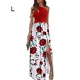 thumbnail image 5 of Élégante Anotherchill pour Femmes pour l'Été Robe pour Femmes à Imprimé Fendue Fête Robe Confortable pour Femmes Anotherchill Robe Décontractée pour Femmes Rouge G, 5 of 5