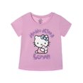 thumbnail image 2 of Hello Kitty Big Girls' 2-Piece T-Shirt and Bike Shorts Set Mulberry, 2 of 5
