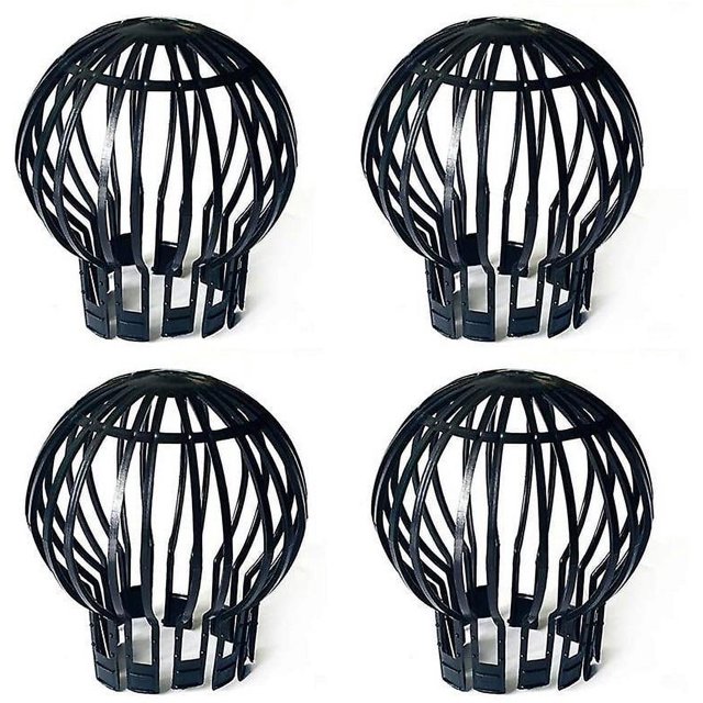 Sincero Juego de 4 abrazaderas para canalones de aproximadamente 12,5 x 14,5 cm (diámetro x alto)