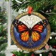 thumbnail image 2 of Regal Majesty Butterfly Ornament Suncatcher Window Hangings Birthday Gift for Mom Grandma Teacher Women Friend Memorial Hook, 2025, 2025, Holiday Decoration, Seasonal Keepsake,, 2 of 5
