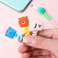 thumbnail image 7 of 2Pcs Cartoon Animal Bear Cable Protectors Organizer for USB Charging Data Cord, 7 of 7