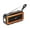 V53-Orange, variant on V53 Bluetooth speaker portable flashlight wireless solar charging external antenna radio ,Listen Anytime, Anywhere