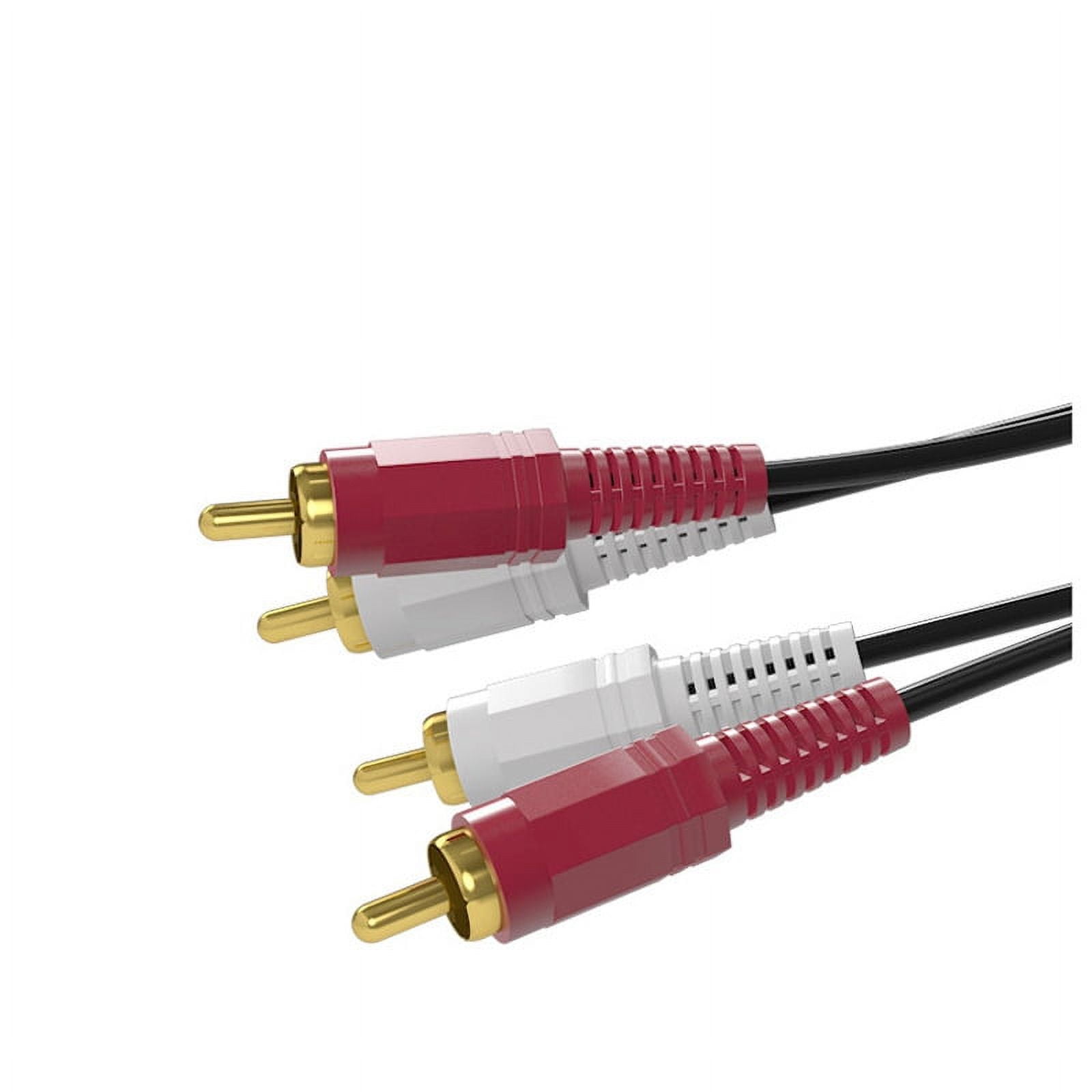 2 RCA Plug Male to 2 RCA Male Adapter Music Audio Video AV AUX Cable Wire Cord For Hi-Fi Stereo Speaker Laptop DVD TV Phone