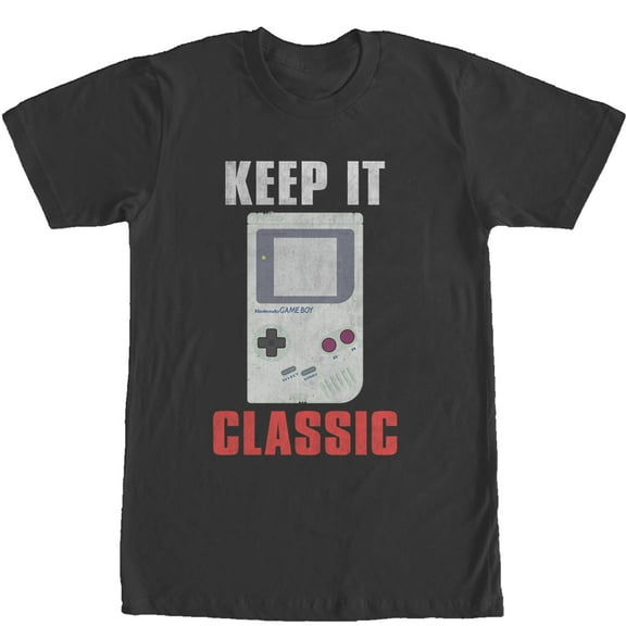 Men's Nintendo Game Boy Keep it Classic Graphic Tee Black X Large
