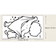 thumbnail image 5 of Shower Removable PVC Waterproof Home Room Decor Wall Stickers Toilet Door DIY Funny Bathroom Glass Sticker, 5 of 6