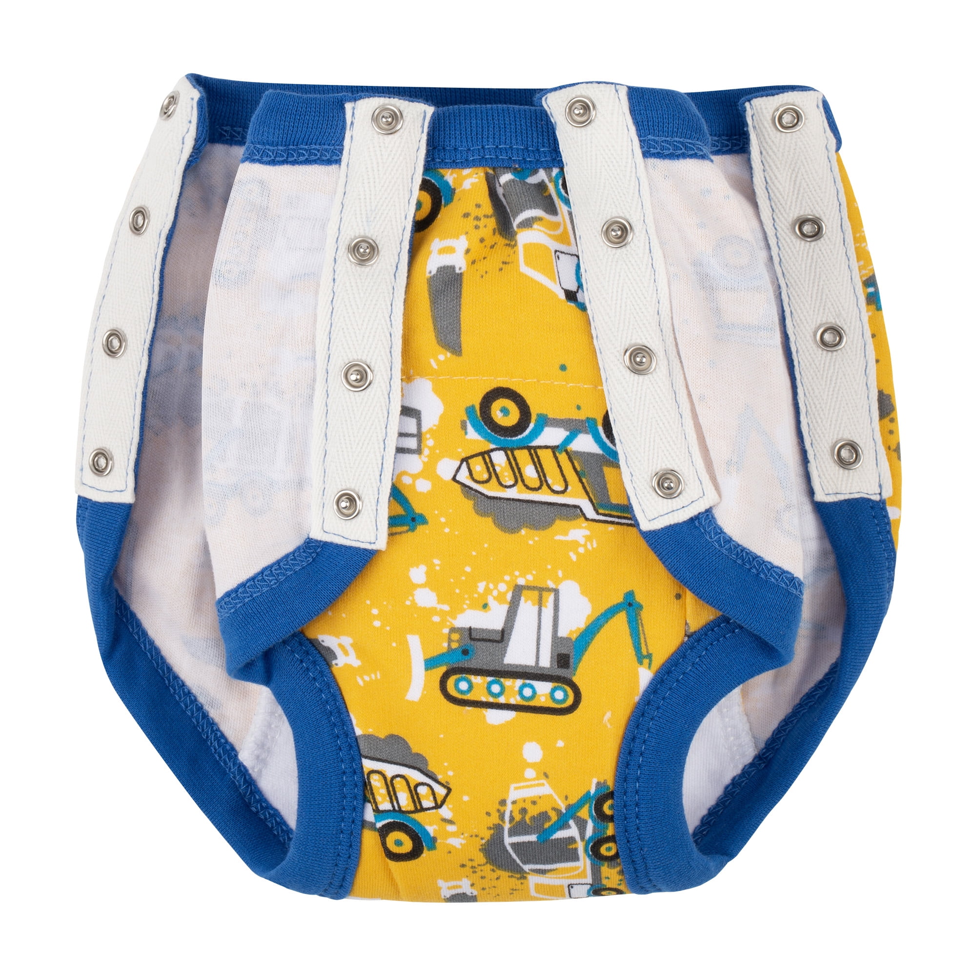 BIG ELEPHANT Baby Side Button Training Pants, Reusable Snaps on