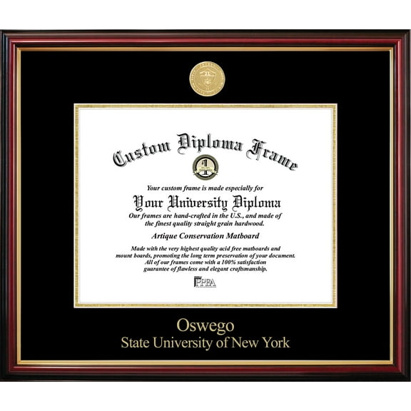 State U of New York Oswego Petite Diploma Frame