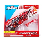 XSHOT Hyper Gel Clutch by ZURU Outdoor Blaster with 5,000 Pellets and 150 ft/ Second Speed for Ages 14+