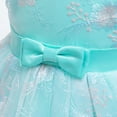 thumbnail image 4 of Gubotare Little Girls' Sequin Mesh Tull Dress Sleeveless Flower Party Ball Gown (Green,2-3 Years), 4 of 5