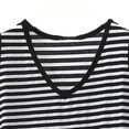 thumbnail image 5 of Fsgntruao Plus Size Pajama Set for Women Striped Sleeveless Tank Tops with Wide-Leg Shorts Casual Nightwear Sleepwear, 5 of 5