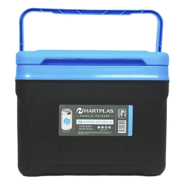 Hielera Hartplas Orizaba Capacidad 13 Qt 12.3 Litros azul M