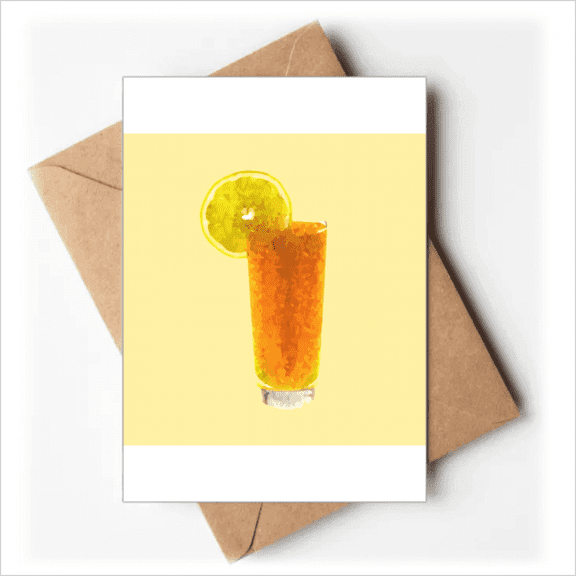 Lemon Orange Juice Granular Form Art Greeting Cards You are Invited Invitations