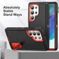 thumbnail image 5 of TECH CIRCLE for Samsung Galaxy S26+ 3-Layer PC+TPU+PC Case with KickStand Slim Heavy Duty Rugged Shock-Absorbent Tough Durable Cover,H, 5 of 8