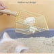 thumbnail image 2 of Juego de pala para arena de gatos con mango de madera para limpiar los excrementos del gato, 2 of 4