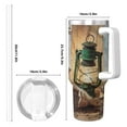 thumbnail image 4 of Pofeuu Oil Lamp Coffee Beans Print 40oz Ice Bully With Handle And Straw Stainless Steel Vacuum Insulated Cup And 2 In 1 Straw Lid, 4 of 8