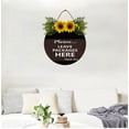 thumbnail image 3 of Yjiankangz Round 12 Inch Please Leave Packages Here Thank You Wood Sign Decor Farmhouse Wall Hanging Signs Decoration Funny Housewarming Gifts Wall Art, 3 of 7