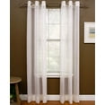 thumbnail image 3 of Miller Curtains Panneau de Fenêtre en Preston Blanc, Naturel, 48 X 48 Pouces, 3 of 3
